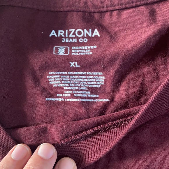 Arizona maroon tee - Picture 2 of 2